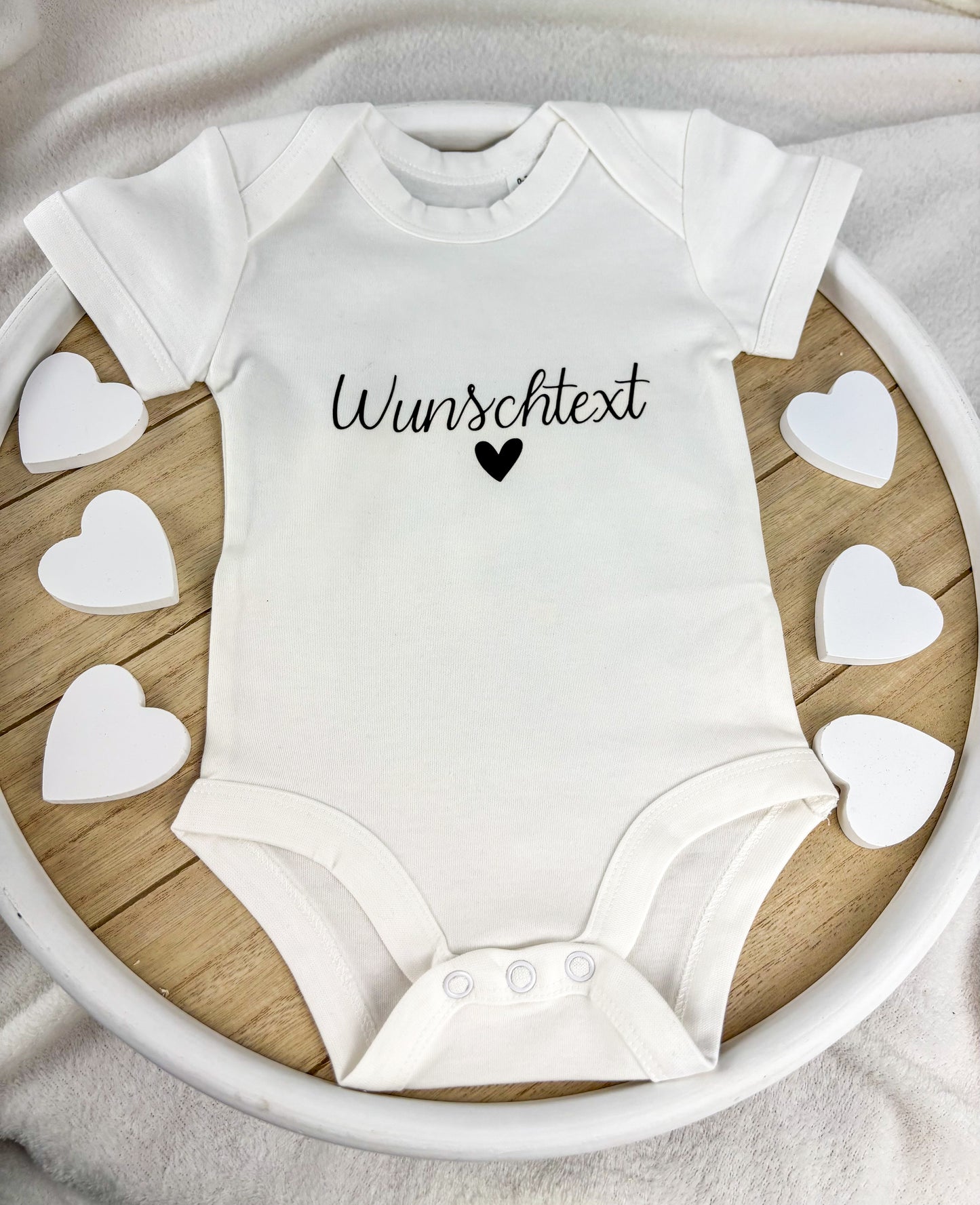 Baby Body mit WUNSCHTEXT